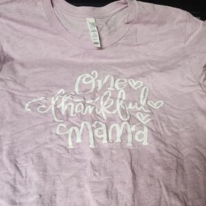 Bella Canvas Light Purple 'Thankful Mama' Tee